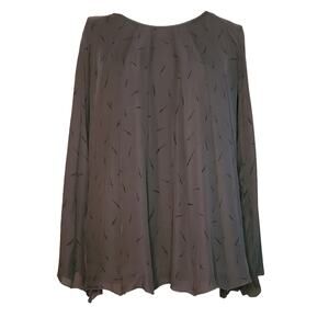Rag and Bone Blouse 100% silk, size 4, gray